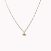 Small Evil Eye on Cuban Chain