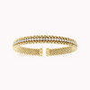 Mesh Bangle with Cubic Zirconia Detail