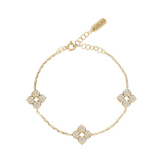 Flower Crystal Bracelet