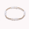 Gold Filled Pearl Pattern Beaded Bracelet