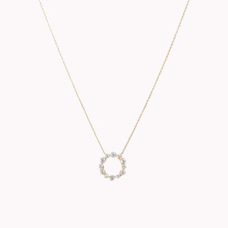 Circle Crystal Necklace