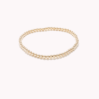 Bracelet de perles classique de 3 mm