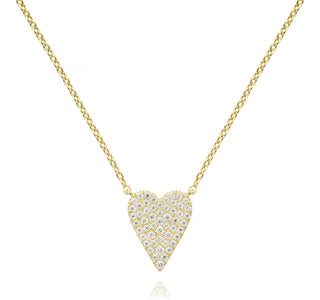 Pave Heart Necklace