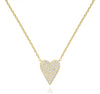 Pave Heart Necklace