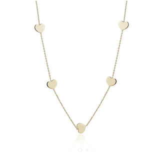 5 Heart Necklace