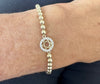 Star Of David Beaded Bracelet
