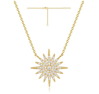 Diamond Starburst Necklace