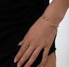 Gold Cable Bangles