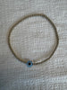Blue Acrylic Evil Eye Beaded Bracelet