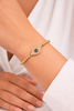 Blue Evil Eye Beaded Bracelet