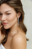 3 Tier Crystal Drop Earrings