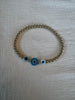 Triple Evil Eye Beaded Bracelet