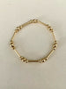 Gold in Gold Tube Beaded Bracelet
