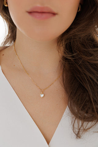 Pin Heart Necklace