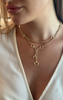 Gold Horse Bit necklace
