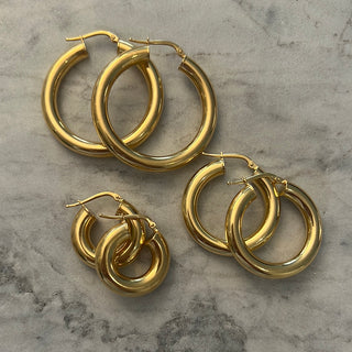 Medium Chunky Hoops