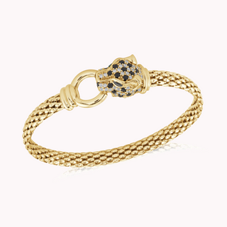 Mesh Panther Bracelet