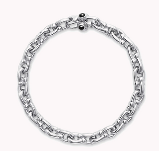 Sterling Silver Small Marine Link Chain Bracelet