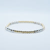 Medium MIxed Gold Filled and Sterling Beaded Bracelet