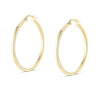 Large Square Edge Hoops