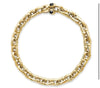 Gold Small Marine Link Chain Bracelet