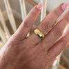 Thick Gold Ring with Stars