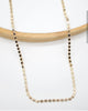 Collier Or Disque Plat